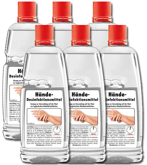 Hand Desinfektionsmittel 6x1L